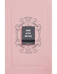 burn after writing